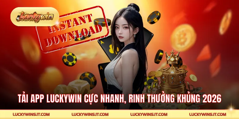 Tải App LUCKYWIN Cực Nhanh, Rinh Thưởng Siêu khủng 2026